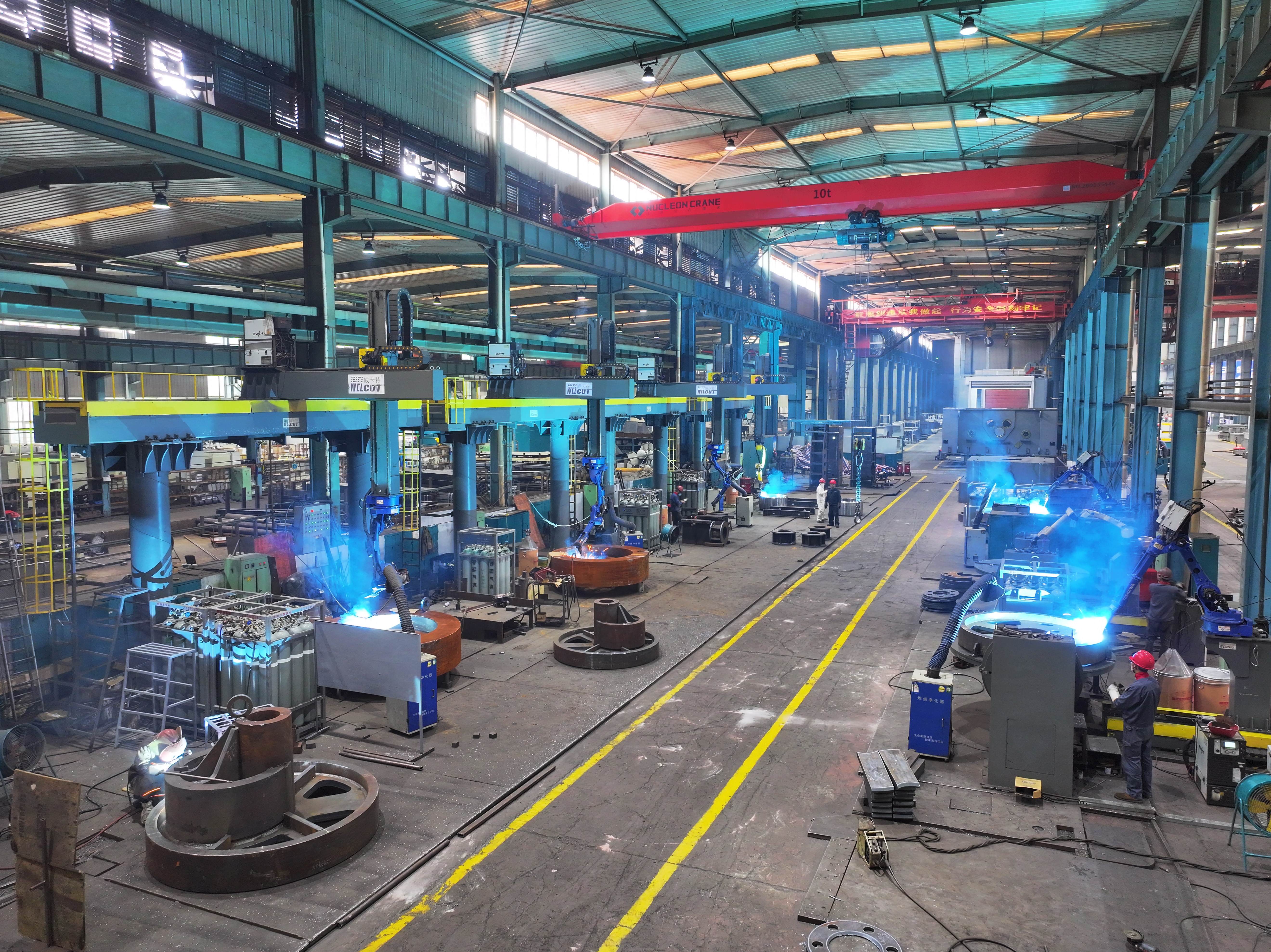 CNC Turret Punch Press Calibration and Maintenance 扬力重机-机器人桁架式焊接-机器人盘类焊接