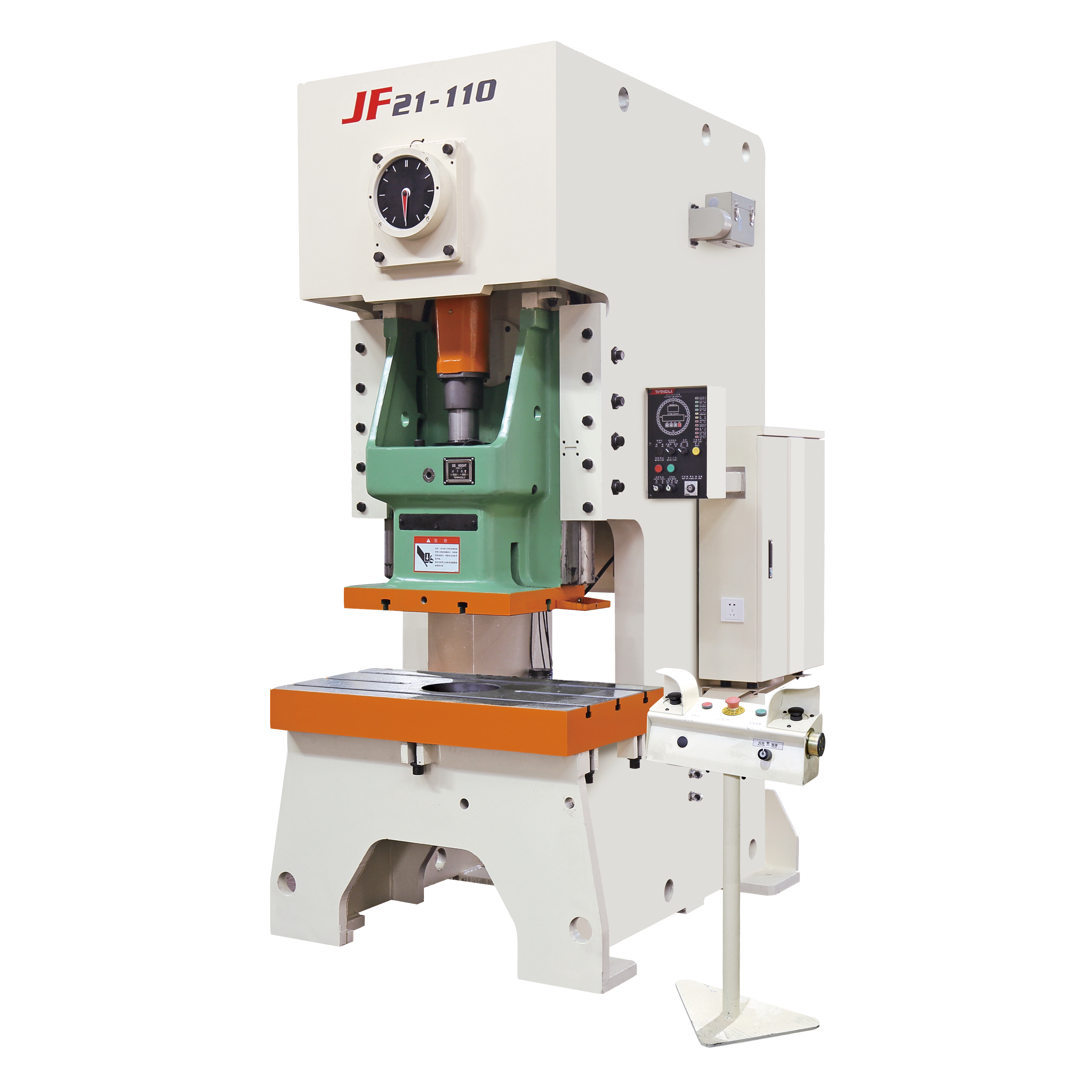 JF21 Series Open Front Press With Rigid Overload Protector And Fixed Bed